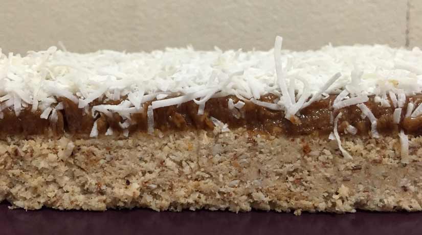 Caramel Coconut Slice