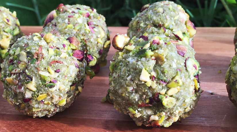 Pistachio Matcha Balls