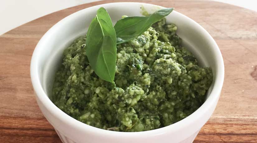 Basil Macadamia Pesto