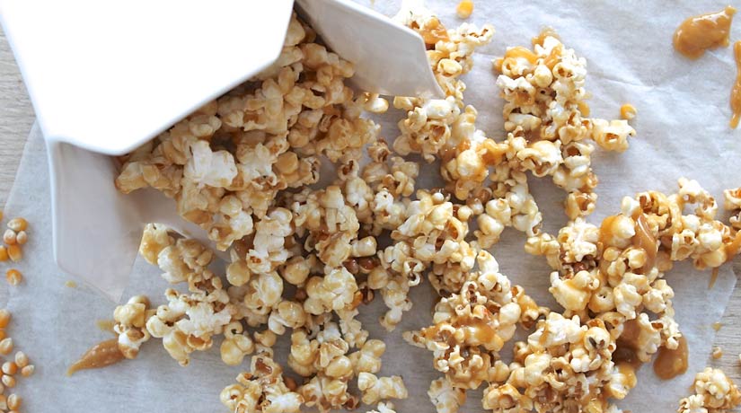 Sticky Caramel Popcorn
