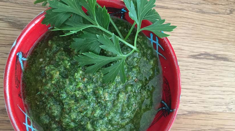 Lemon Parsley Pesto