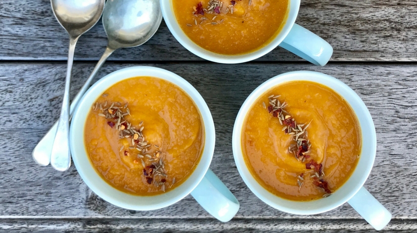 Moroccan Sweet Potato Soup