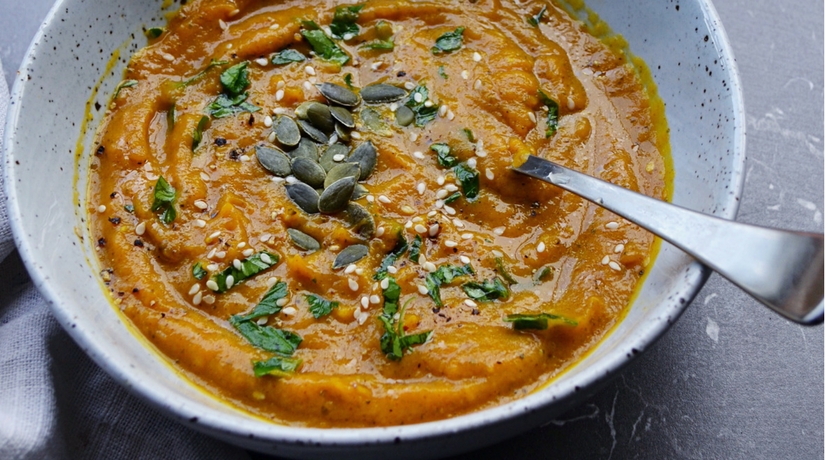 Pumpkin, Carrot & Ginger Soup