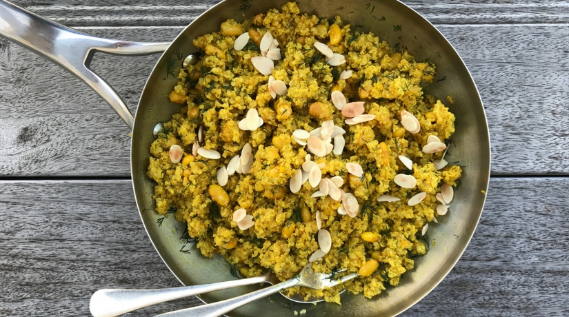 Quinoa and Cannellini Bean Pilaf