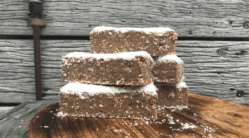 No Bake Banana Protein Bar