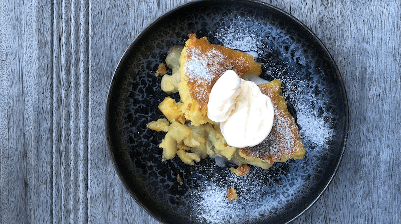 Pear and Honey Pudding with Ginger