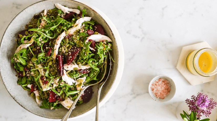 Poached Chicken & Quinoa Salad