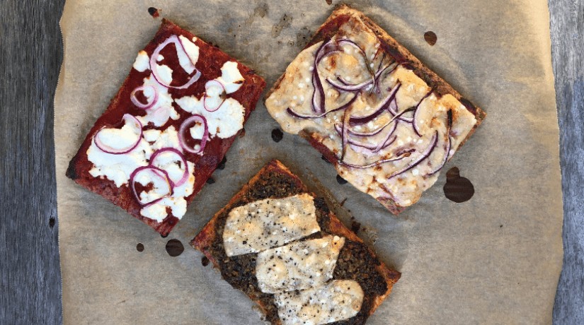 Rainbow Flatbread Pizza