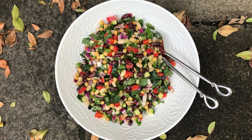 Mediterranean Three Bean Salad
