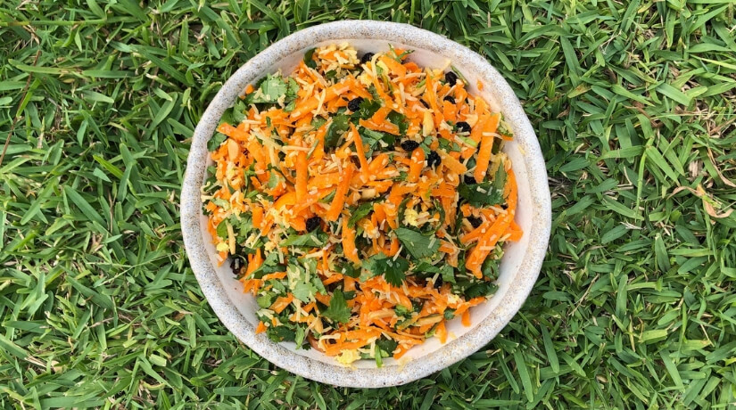 Carrot Ginger & Coconut Salad