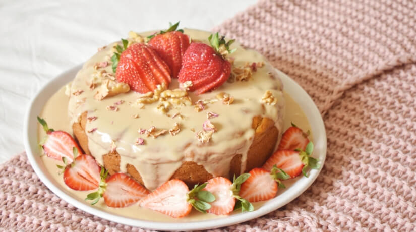 Vegan Carrot & Walnut Cake